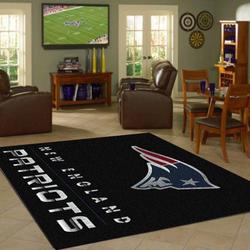 New England Patriots Nfl Team Chrome Nice Gift Area Rug Living Room Rug 2