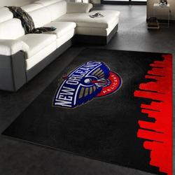 New Orleans Pelicans Nba 2 Area Rug Living Room Bedroom Rug Regtangle Carpet