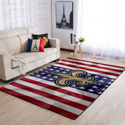 New Orleans Saints Nfl Football Carpet Living Room Rug Regtangle Carpet