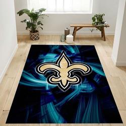 New Orleans Saints Nfl 10 Living Room And Bed Room Rug Rug Regtangle Carpet