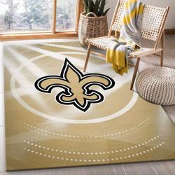 New Orleans Saints Nfl 12 Living Room And Bed Room Rug Rug Regtangle Carpet