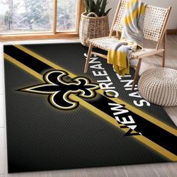New Orleans Saints Nfl 4 Living Room And Bed Room Rug Rug Regtangle Carpet