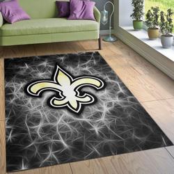 New Orleans Saints Nfl 8 Living Room And Bed Room Rug Regtangle Carpet