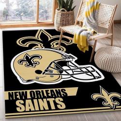 New Orleans Saints Nfl Team Logo Helmet Nice Gift Home Decor Rectangle