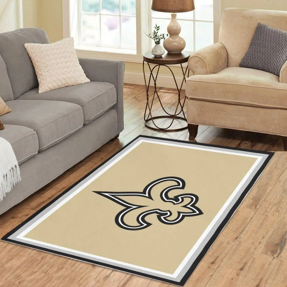 New Orleans Saints Rug Football Rug Rug Regtangle Carpet Floor Decor Home Decor