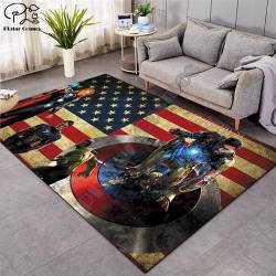 New Superman/Batman/Us Captain/The Avenger Carpets Soft Flannel 3D Rug V1
