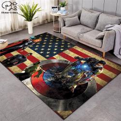 New Superman/Batman/Us Captain/The Avenger Carpets Soft Flannel 3D Rug V3