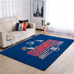 New York Giants Area Rug Living Room Rug Nfl Football Floor Decor 1910073