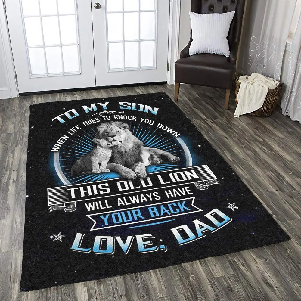 Team Spirit Football Team Logo Carpet Rug Living Room 281110