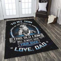 Team Spirit Football Team Logo Carpet Rug Living Room 281110