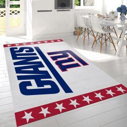 New York Giants Banner Nfl Logo Area Rug For Gift Living Room Rug Us G