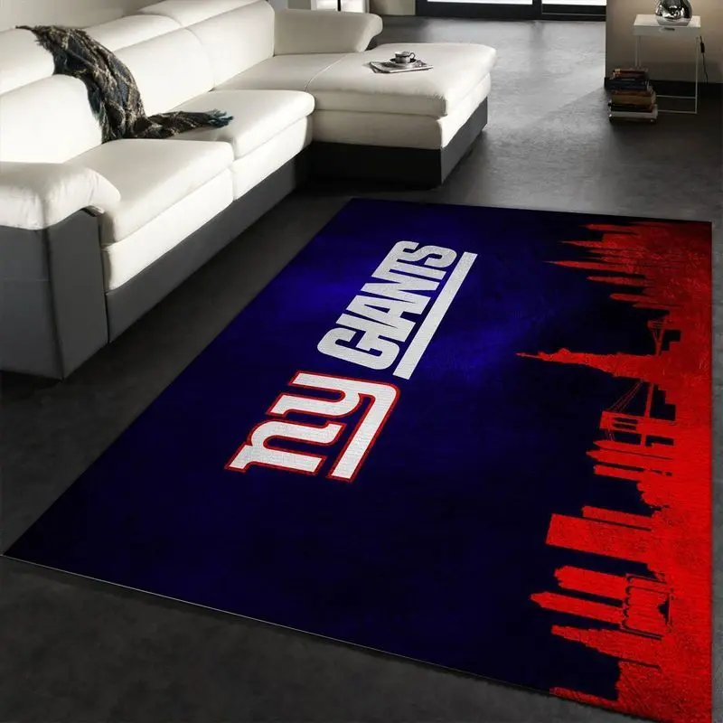 New York Giants Nfl 21 Area Rug Living Room And Bed Room Rug Regtangle Carpet