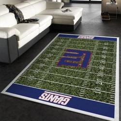 New York Giants Nfl 23 Area Rug Living Room And Bed Room Rug Regtangle Carpet