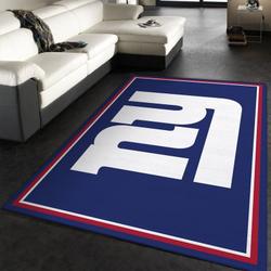 New York Giants Nfl 24 Area Rug Living Room And Bed Room Rug Regtangle Carpet