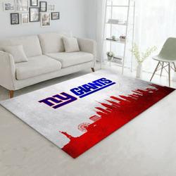 New York Giants Nfl 26 Area Rug Living Room And Bed Room Rug Regtangle Carpet