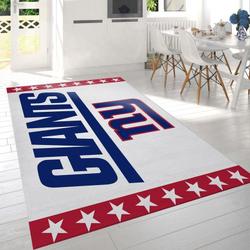New York Giants Nfl 4 Area Rug Living Room And Bed Room Rug Regtangle Carpet