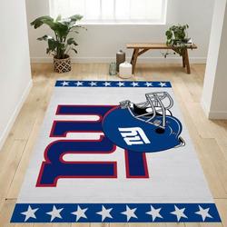 New York Giants Nfl 7 Area Rug Living Room And Bed Room Rug Regtangle Carpet