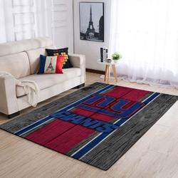 New York Giants Nfl Wooden Style Living Room Carpet Sports Rug Regtangle Carpet