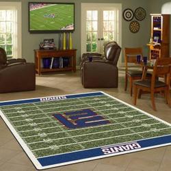 New York Giants Rug Football Rug Rug Regtangle Carpet Floor Decor Home Decor