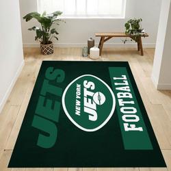 New York Jets Nfl 1 Area Rug Living Room And Bed Room Carpet Floor Decor
