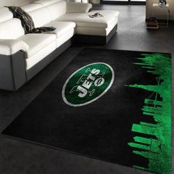New York Jets Nfl 17 Area Rug Living Room And Bed Room Rug Carpet Floor Decor