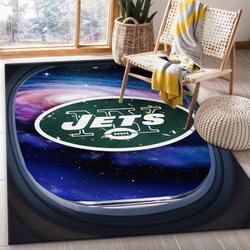 New York Jets Nfl 5 Area Rug Living Room And Bed Room Rug Carpet Floor Decor