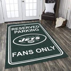 New York Jets Parking Sign Dhcld1109 Rug Living Room Rug Home Decor