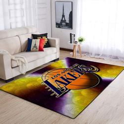Lakers NBA Basketball Area Rug Living Room Rug Home Decor Team Logo Carpet Rug Living Room 2003274
