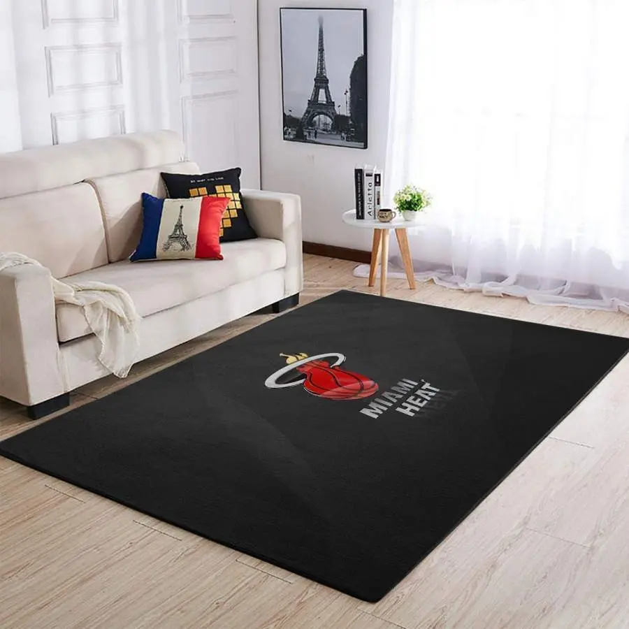 Miami Heat Nba Living Room Rug Living Room Carpet Christmas Gift Rcdd81F34035