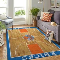 New York Knicks Nba Living Room Christmas Gift Rug Regtangle Carpet V8340