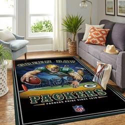 Green Bay Packers NFL Area Rug Living Room Rug Home Decor Carpet 2003275