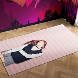 Black Pink Jennie Area Rug Living Room Rug Home Decor Mlb 2003277