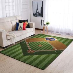 New York Mets Area Rug Mlb Team Logo Carpet Living Room Rugs Carpet V3981
