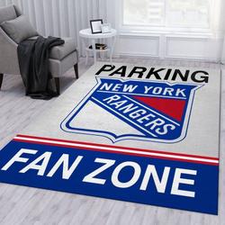 New York Rangers Nhl 1 Area Rug Living Room And Bed Room Rug Regtangle Carpet