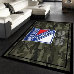 New York Rangers Nhl 3 Area Rug Living Room And Bed Room Rug Regtangle Carpet