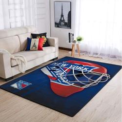 New York Rangers Nhl Area Rugs Living Room Carpet Sports Rug Regtangle Carpet