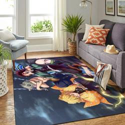Kimetsu No Yaiba Area Rug Living Room Rug Home Decor Carpet Rug 1912213