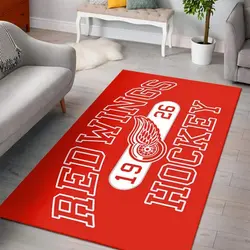 Detroit Red Wings Area Rug Living Room Rug Home Decor Nhl Carpet 1912215