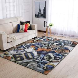 Los Angeles Rams Team Art Area Rug Carpet Rug Living Room 1912247