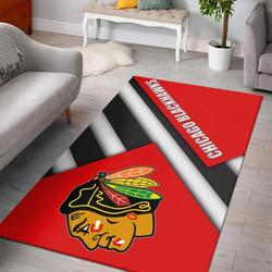 Chicago Blackhawks Area Rug Living Room Rug Home Decor NHL Team Logo 1912248