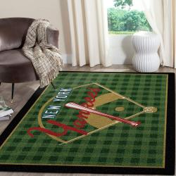 New York Yankees Area Rug Mlb Baseball Team Logo Living Room Rugs V450