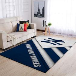 New York Yankees Area Rug Mlb Baseball Team Logo Living Room Rugs V459