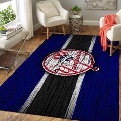 New York Yankees Mlb Wooden Style Baseball Area Rug Baseball Rug 24