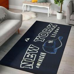 New York Yankees Mlb Baseball Area Rug Baseball Rug Regtangle Carpet Floor Decor Home Decor 25