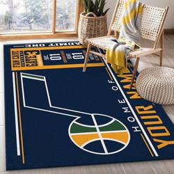 Utah Jazz NBA Sport Collection Area Rugs Living Room Carpet Floor Decor