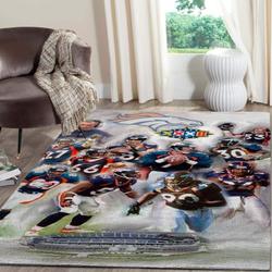 Nfl Football Denver Broncos Rug Area Rug Home Decor Homebeautyus Rug