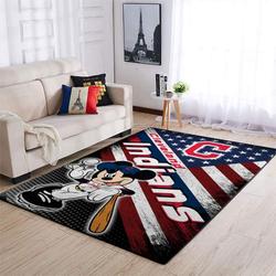 MBL Cleveland Indians Area Rug Living Room Rug Home Decor Sport Home Decor