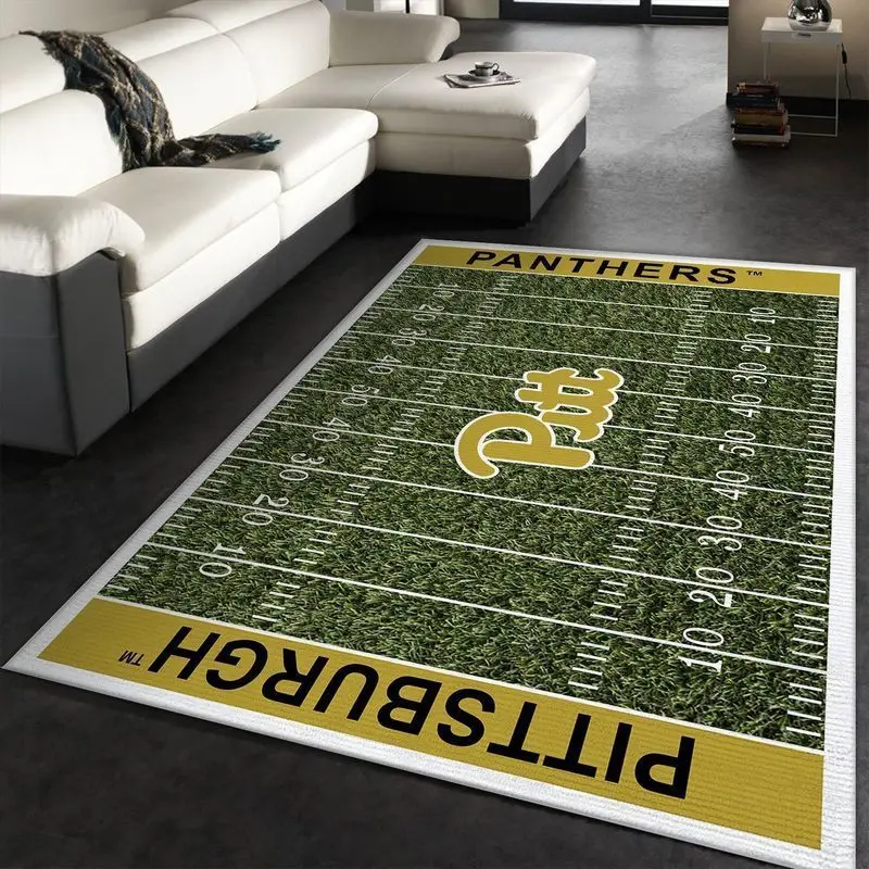 NCAA Pittsburgh Panthers Living Room Bed Room Rug Regtangle Carpet