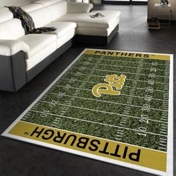 NCAA Pittsburgh Panthers Living Room Bed Room Rug Regtangle Carpet