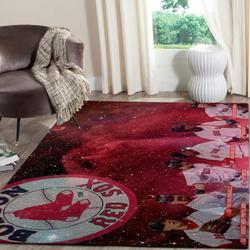 MLB Boston Red Sox Living Room Rug Home Decor Sport Home Decor